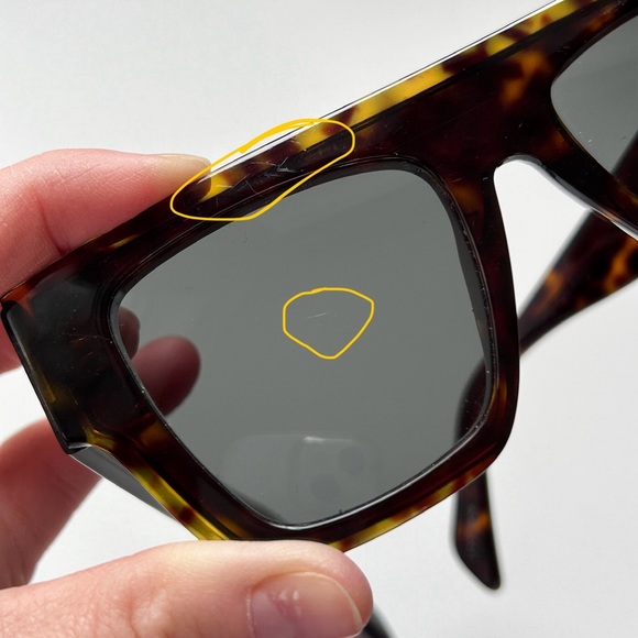 CELINE Square Tinted Tortoise Sunglasses - Picture 13 of 13